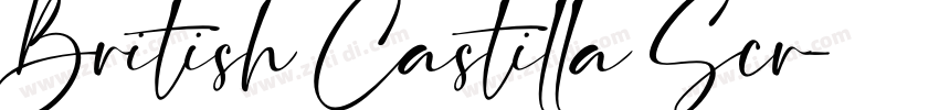 British Castilla Scr字体转换 British Castilla Scr字体转换